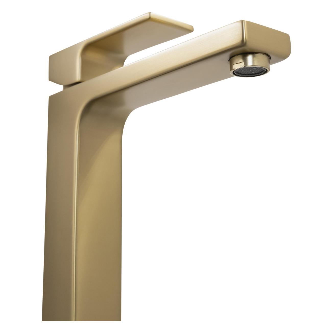 Смеситель Stella Polar Авиньон S3021-3 однорычажный, матовое золото