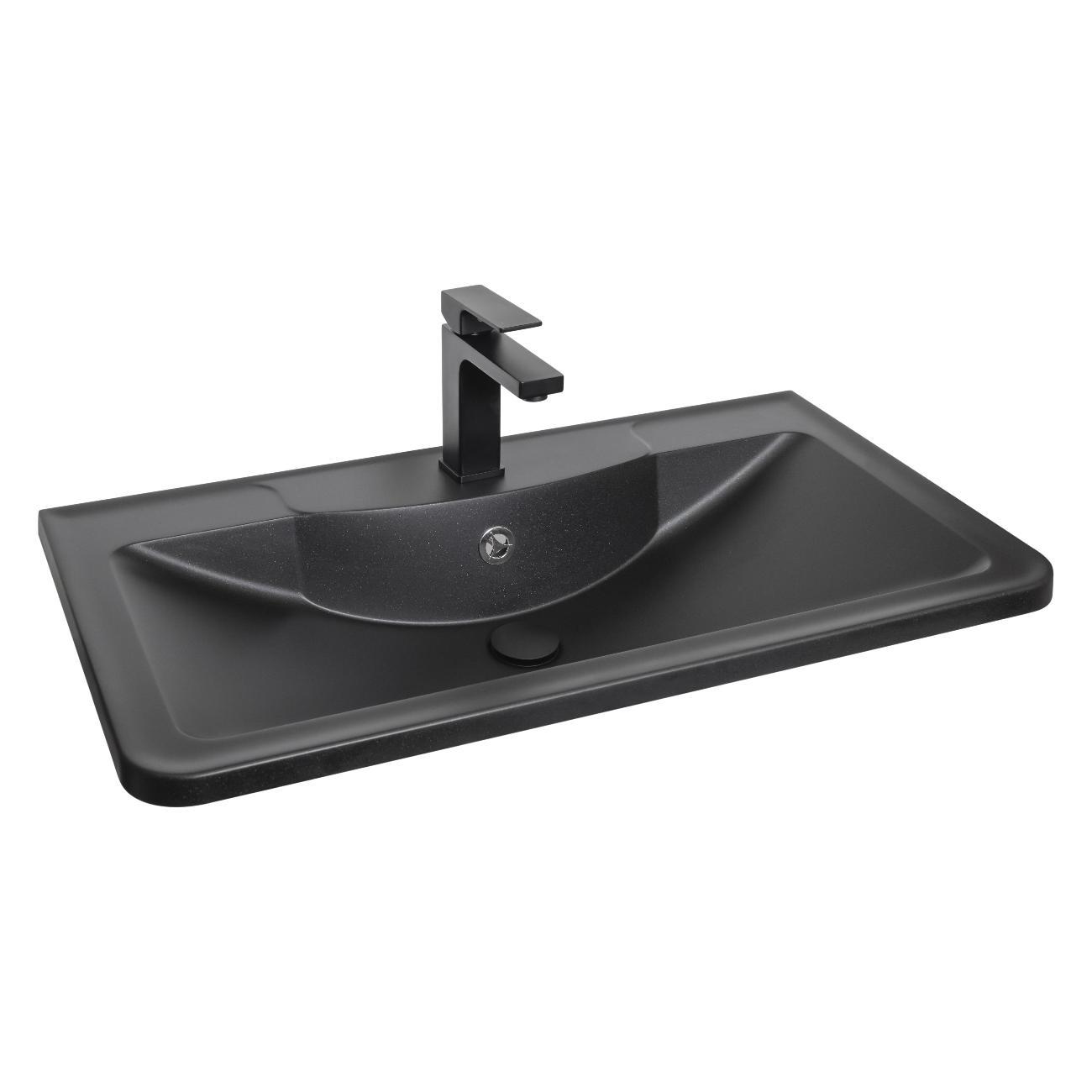 Смеситель Stella Polar Савойя S3021 однорычажный, матовый черный