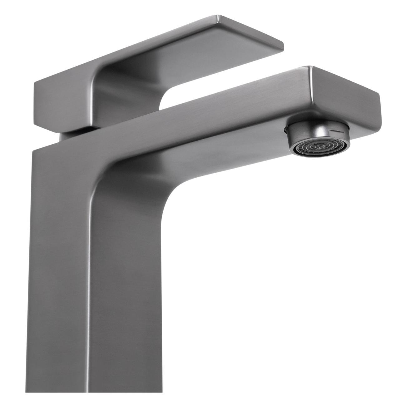 Смеситель Stella Polar Савойя S3021 однорычажный, оружейная сталь