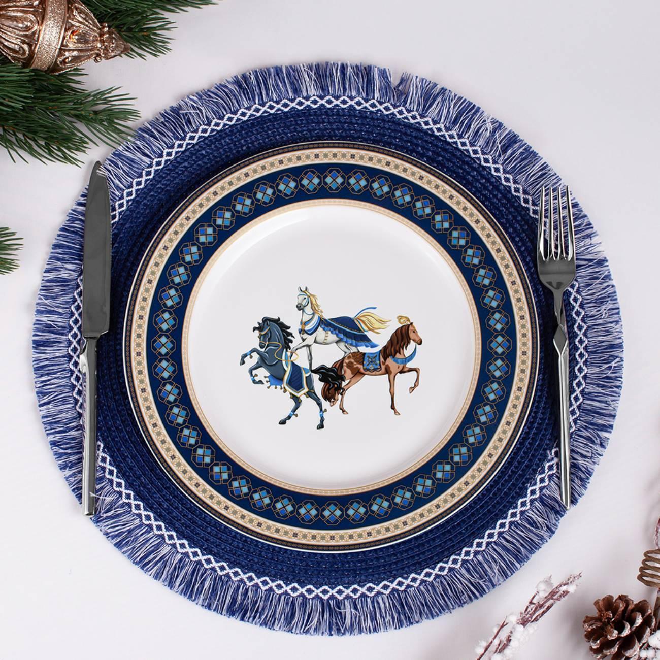 Тарелка FISSMAN 16046 DERBY 27см (фарфор)