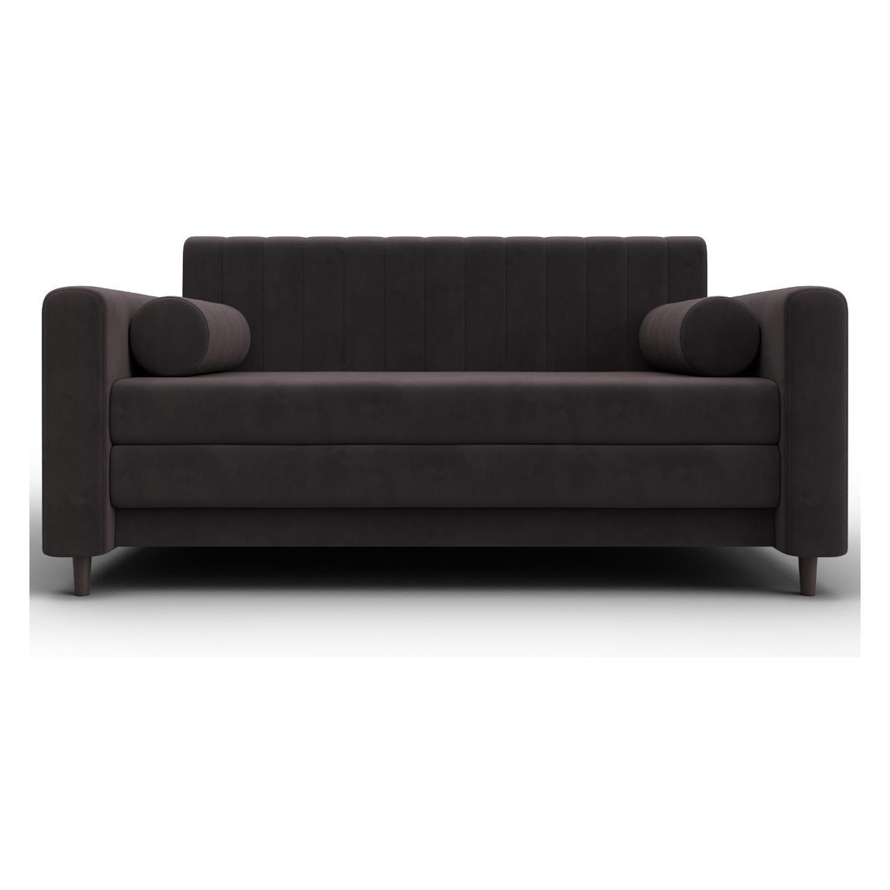 Диван Лига Диванов Лига-070 (полностью велюр SEVEN 727 коричневый) 129747