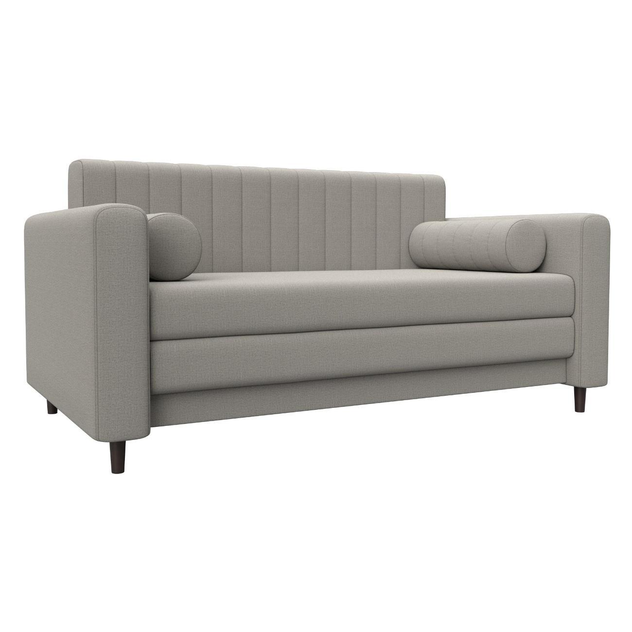 Диван Лига Диванов Лига-070 (полностью рогожка Амур 02 бежевый) 129645