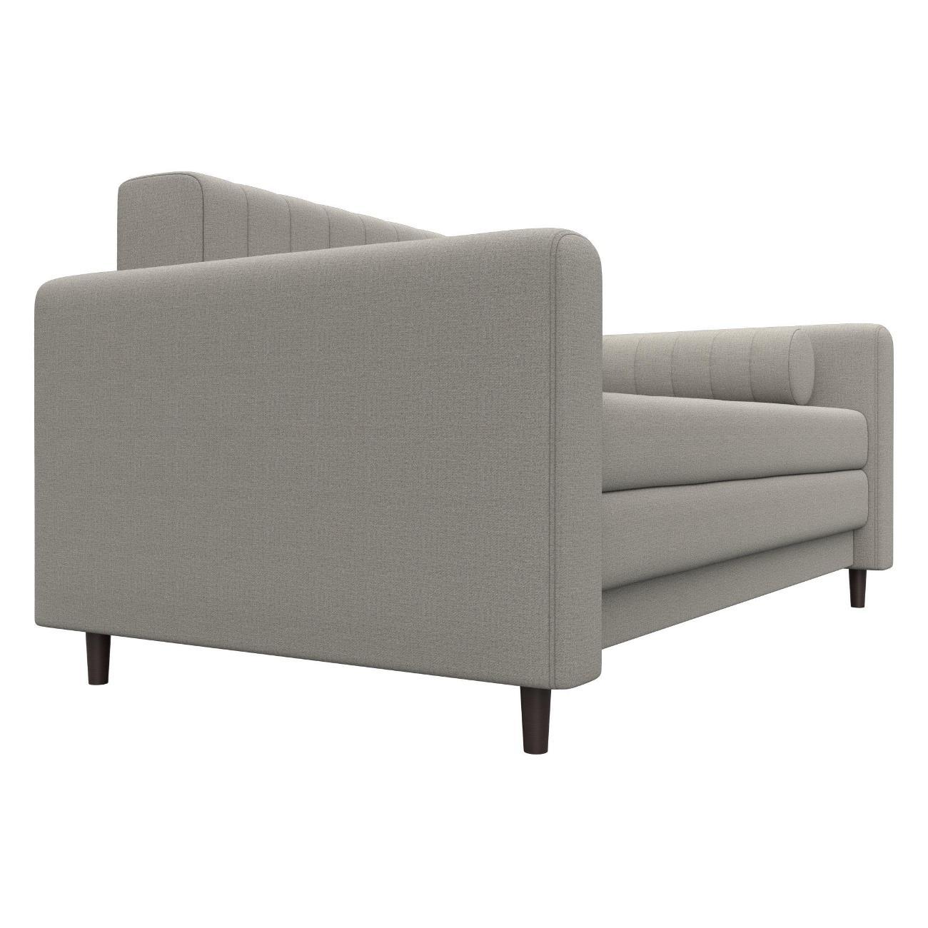 Диван Лига Диванов Лига-070 (полностью рогожка Амур 02 бежевый) 129645