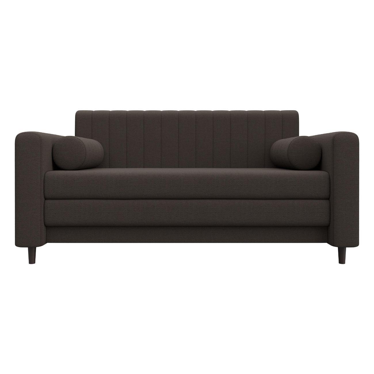 Диван Лига Диванов Лига-070 (полностью рогожка Амур 05 коричневый) 129646