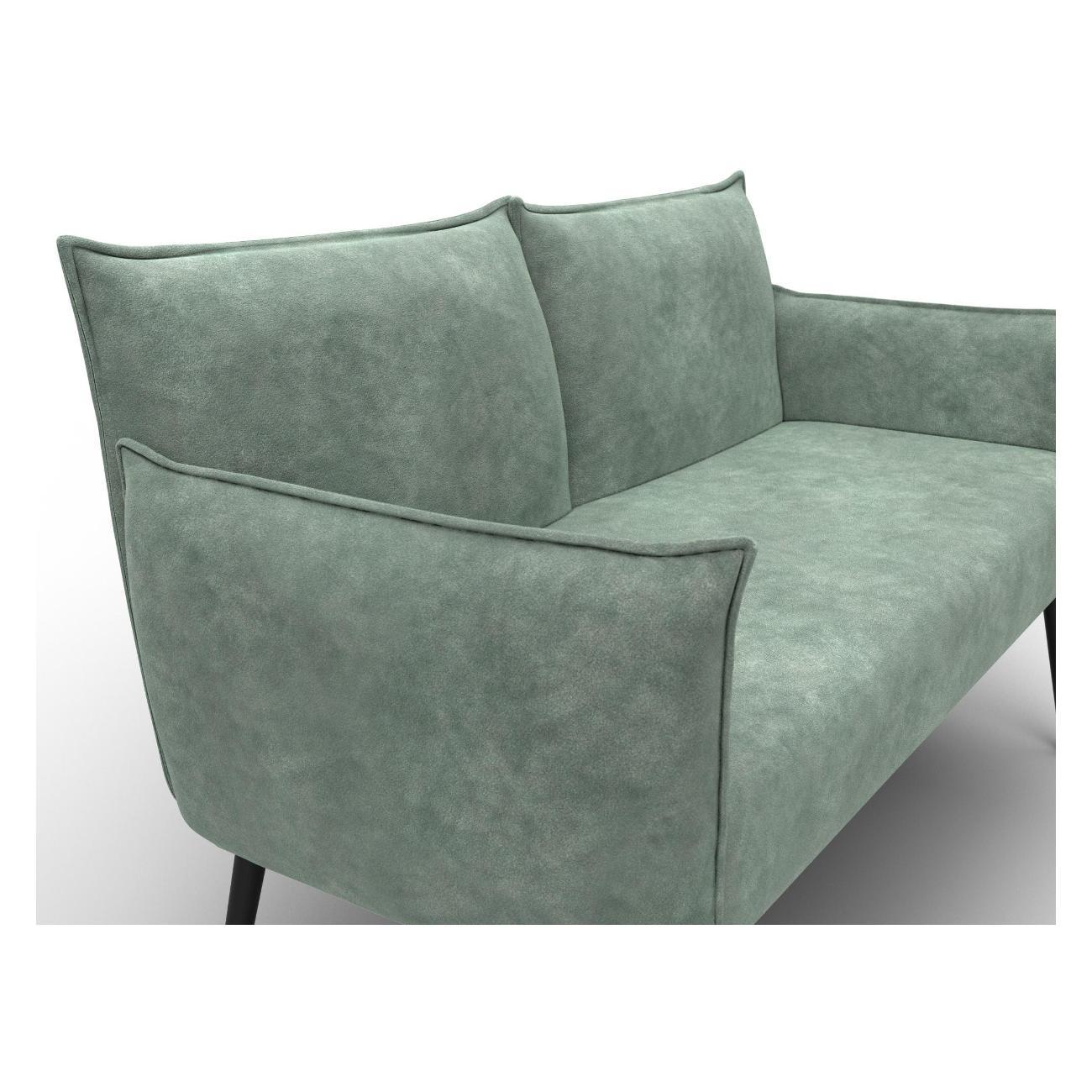 Диван Лига Диванов Лига-083 (полностью велюр BRUT 08 зеленый) 131077