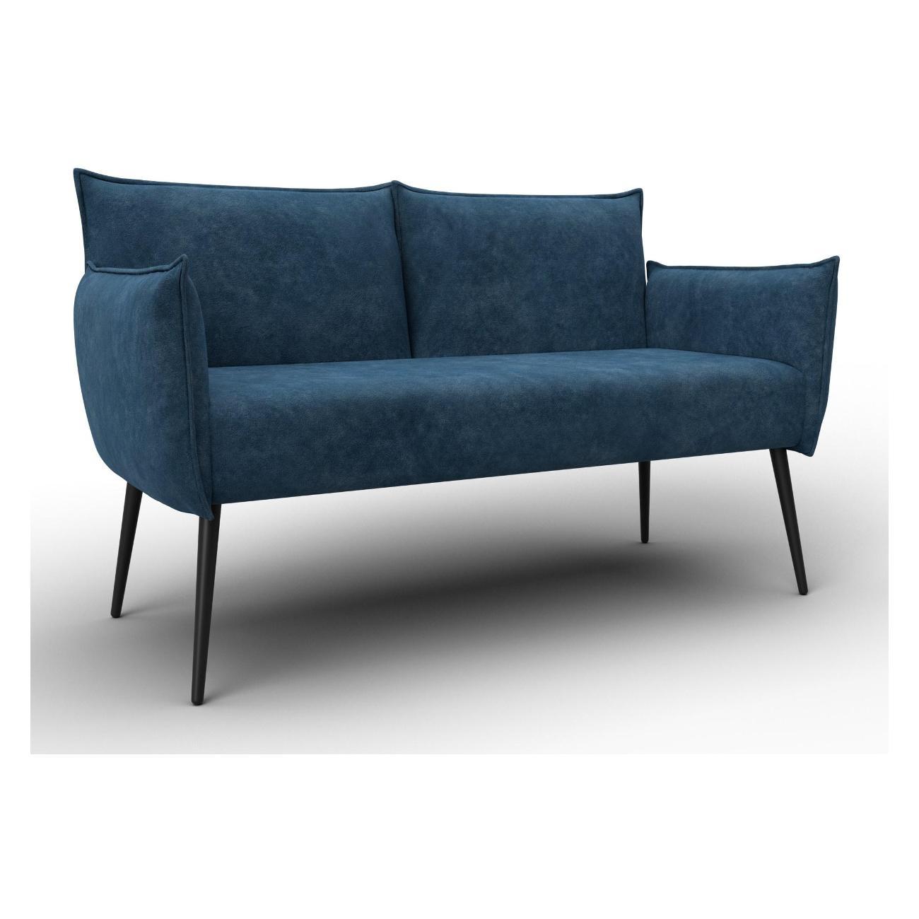 Диван Лига Диванов Лига-083 (полностью велюр BRUT 11 синий) 131078