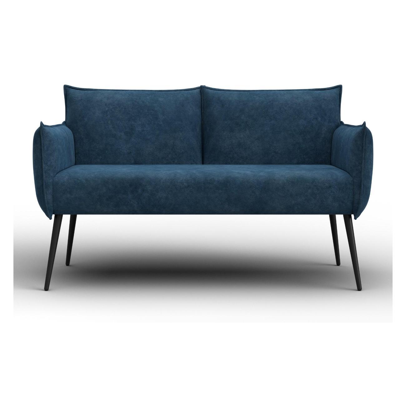 Диван Лига Диванов Лига-083 (полностью велюр BRUT 11 синий) 131078