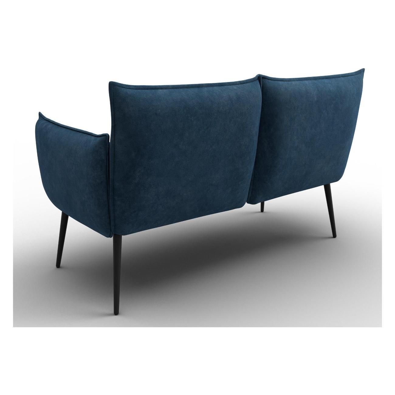 Диван Лига Диванов Лига-083 (полностью велюр BRUT 11 синий) 131078