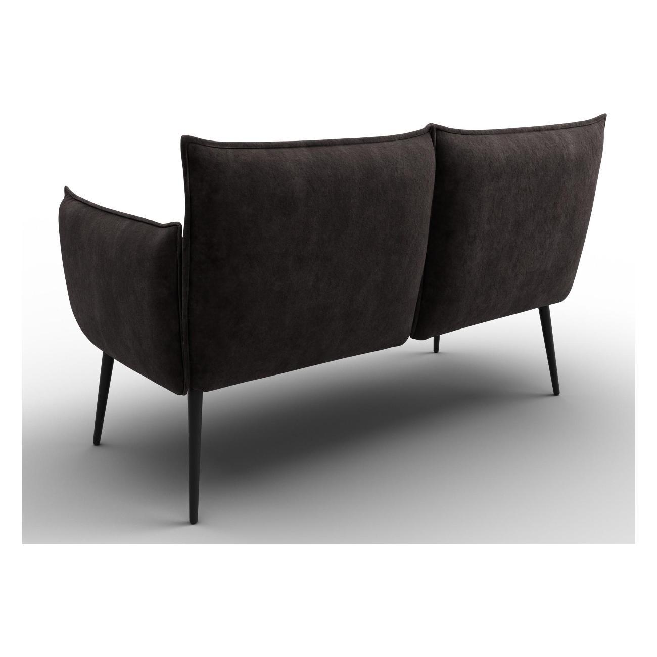 Диван Лига Диванов Лига-083 (полностью велюр BRUT 17 коричневый) 131079