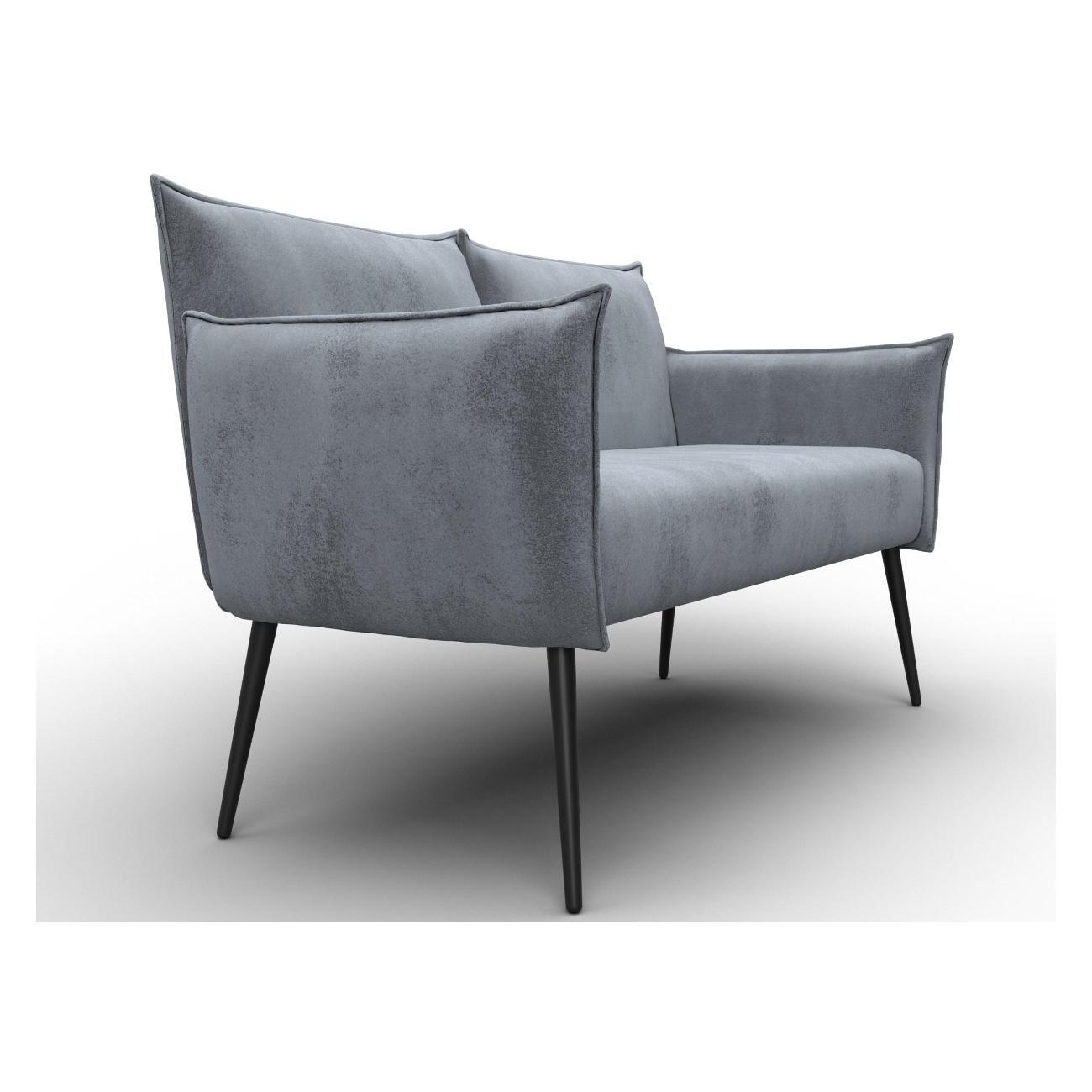 Диван Лига Диванов Лига-083 (полностью велюр TOWER 10 серый) 131073