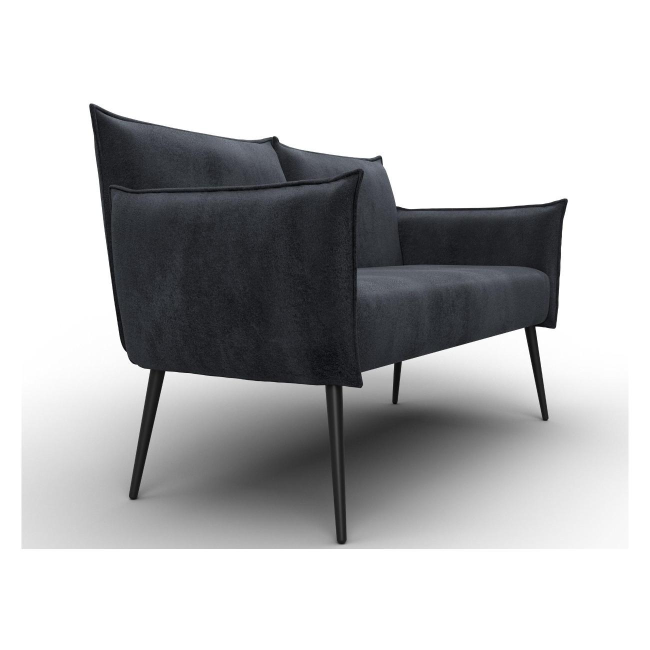 Диван Лига Диванов Лига-083 (полностью велюр TOWER 11 темно-серый) 131074