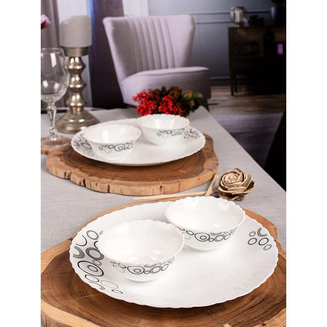 Тарелка суповая LA OPALA Classique Misty Drops 225 мм 6шт