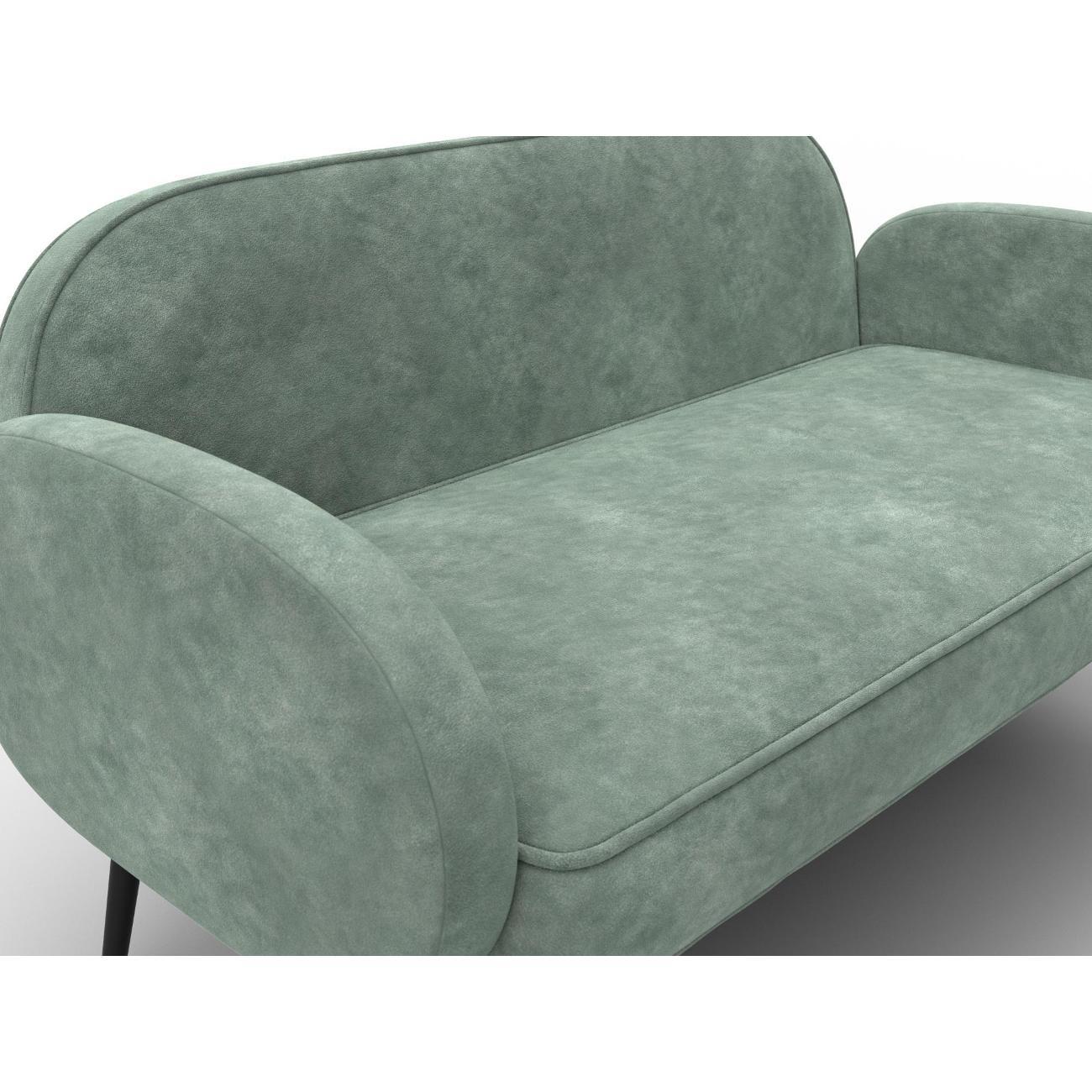 Диван Лига Диванов Лига-086 (полностью велюр BRUT 08 зеленый) 131096