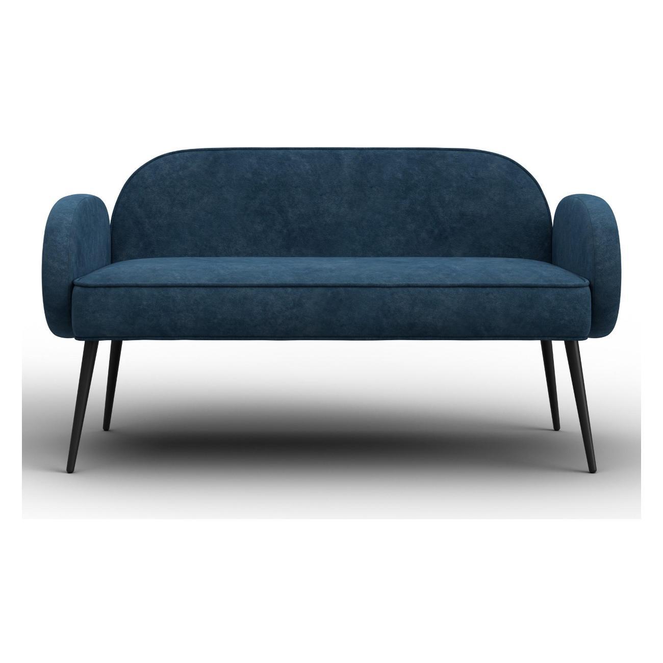 Диван Лига Диванов Лига-086 (полностью велюр BRUT 11 синий) 131097