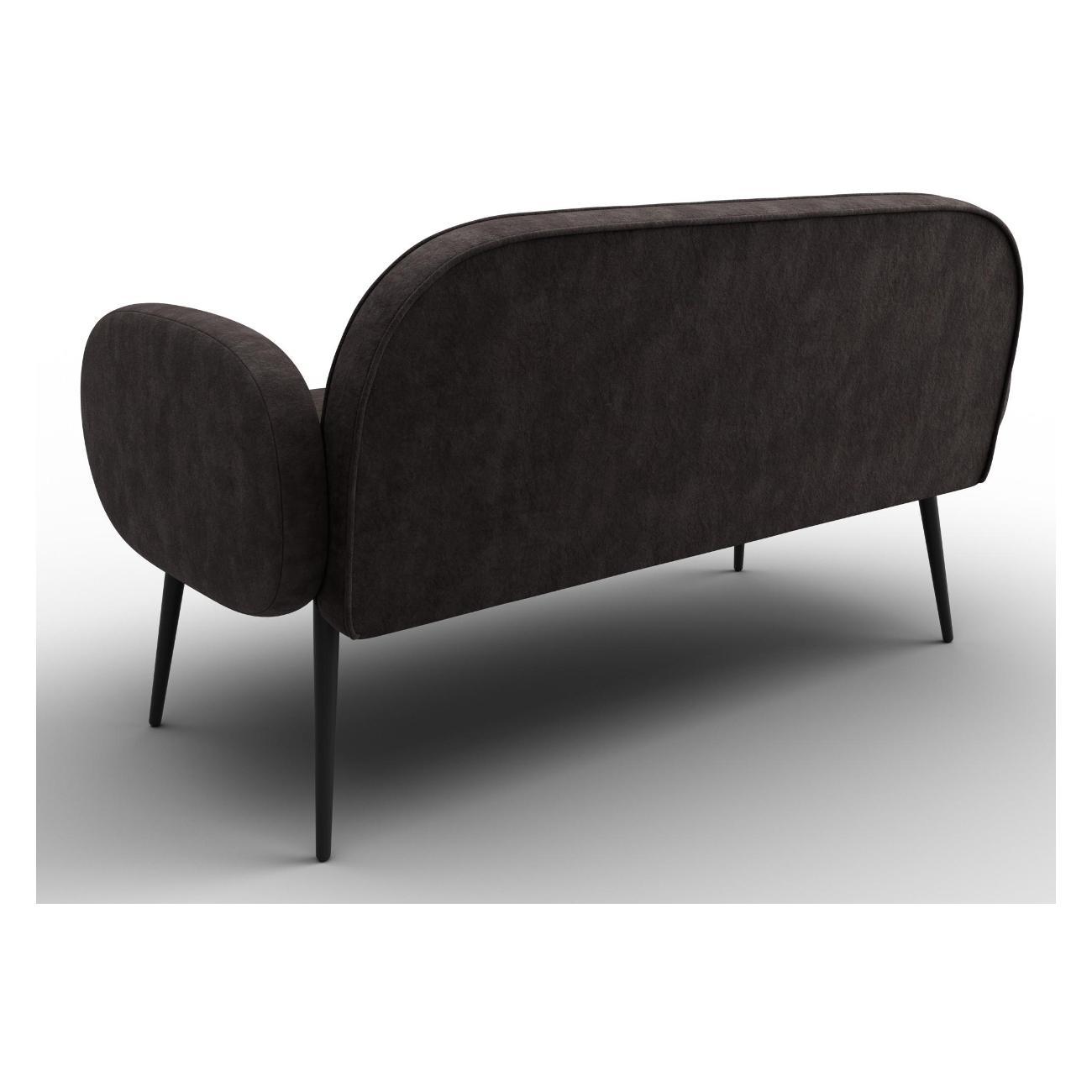 Диван Лига Диванов Лига-086 (полностью велюр BRUT 17 коричневый) 131098