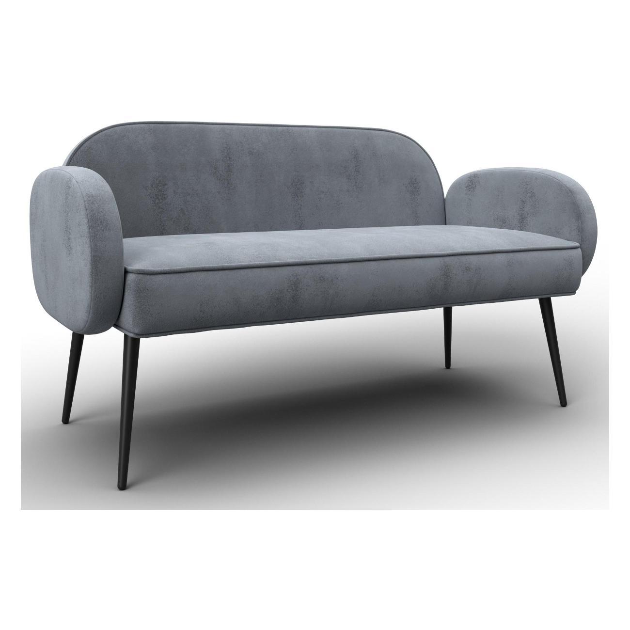 Диван Лига Диванов Лига-086 (полностью велюр TOWER 10 серый) 131092