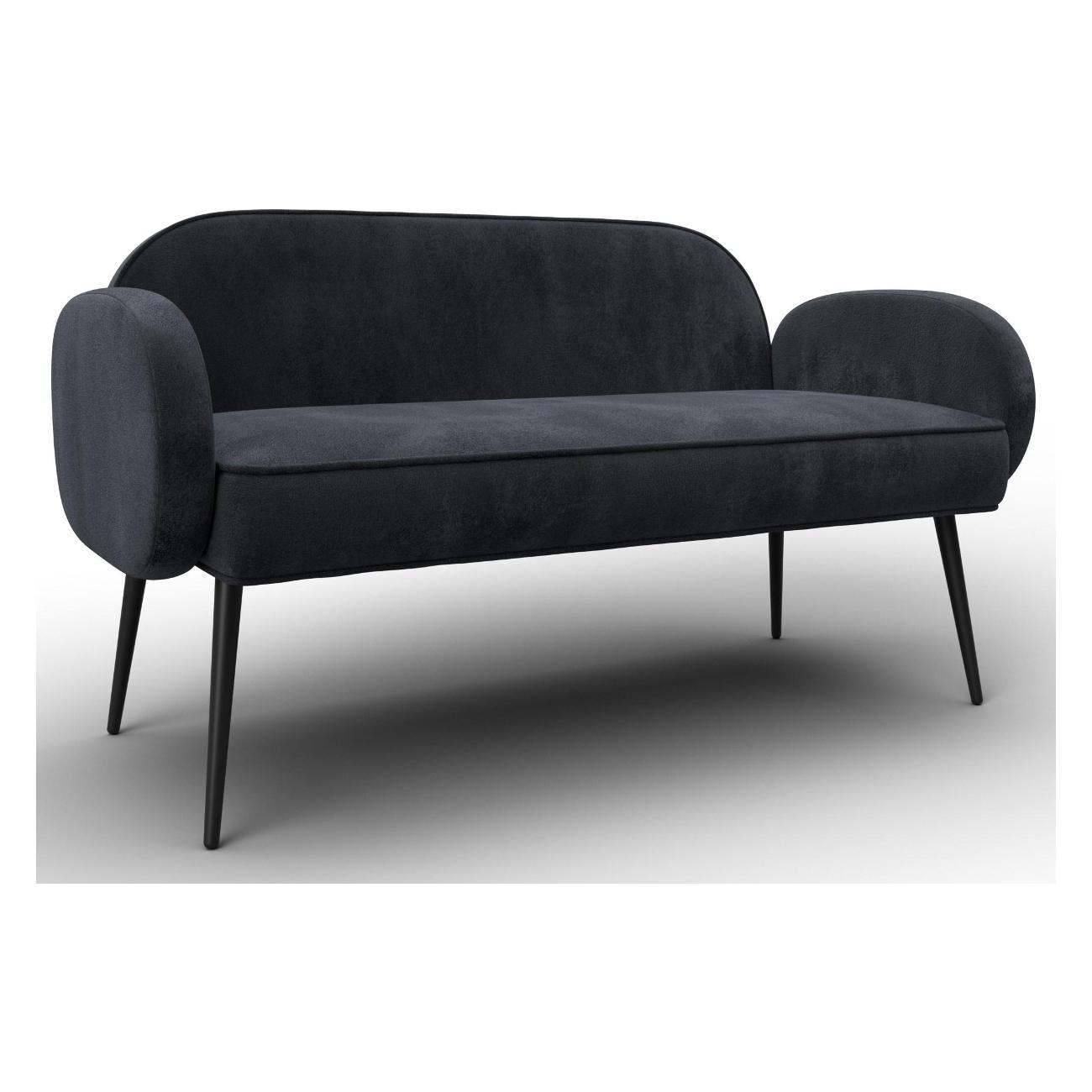 Диван Лига Диванов Лига-086 (полностью велюр TOWER 11 темно-серый) 131093