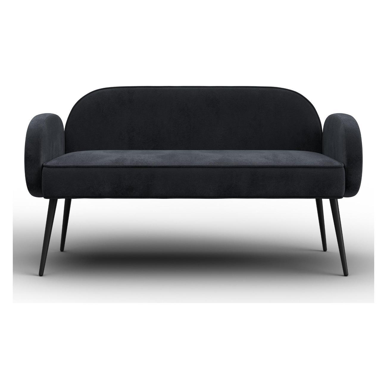 Диван Лига Диванов Лига-086 (полностью велюр TOWER 11 темно-серый) 131093