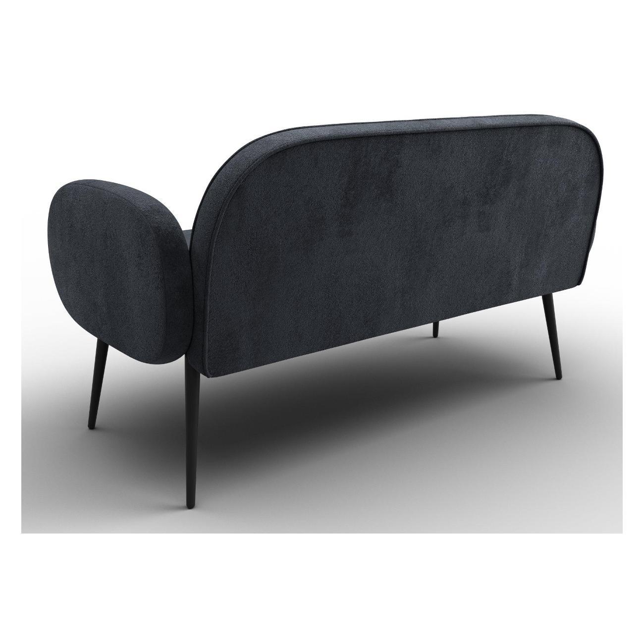 Диван Лига Диванов Лига-086 (полностью велюр TOWER 11 темно-серый) 131093