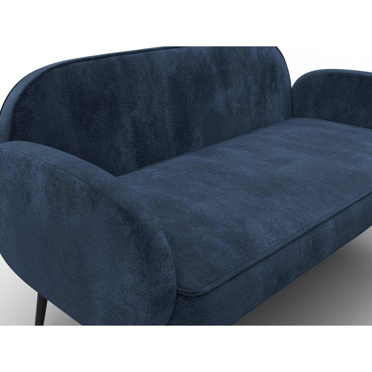 Диван Лига Диванов Лига-086 (полностью велюр TOWER 13 синий) 131091