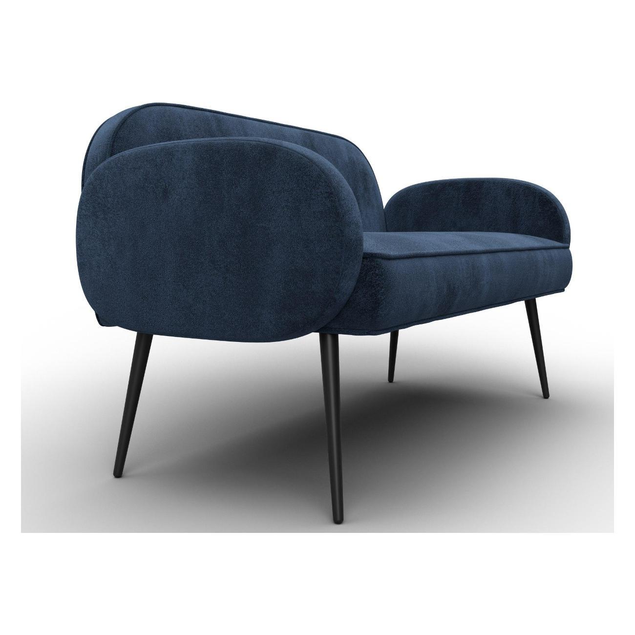 Диван Лига Диванов Лига-086 (полностью велюр TOWER 13 синий) 131091