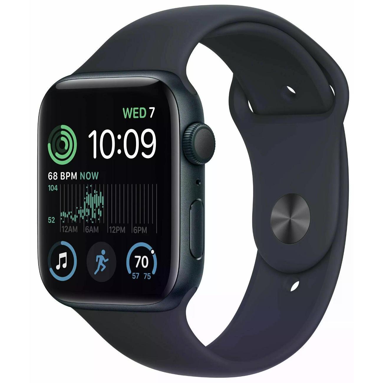 Смарт-часы Apple Watch SE 2025 44mm Midnight Sport Band