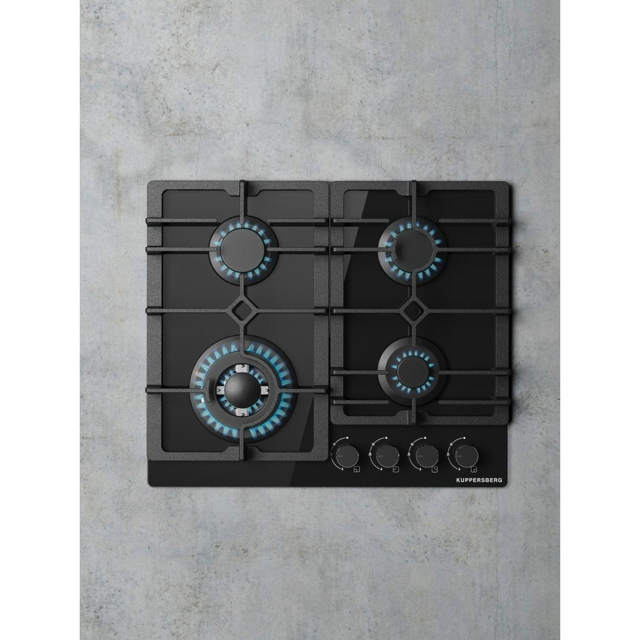 Встраиваемая газовая панель независимая Kuppersberg FG 61 B