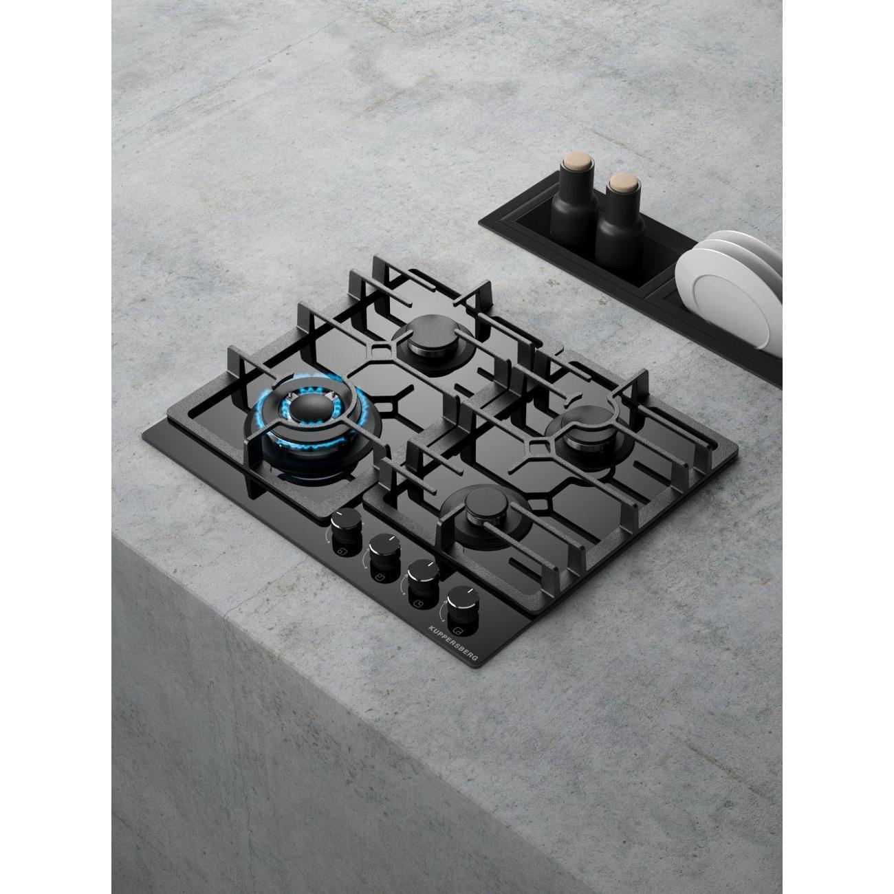 Встраиваемая газовая панель независимая Kuppersberg FG 61 B