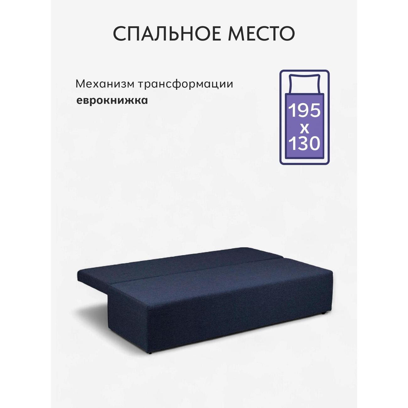 Диван Divan24 Крит синий (Модерно 05)