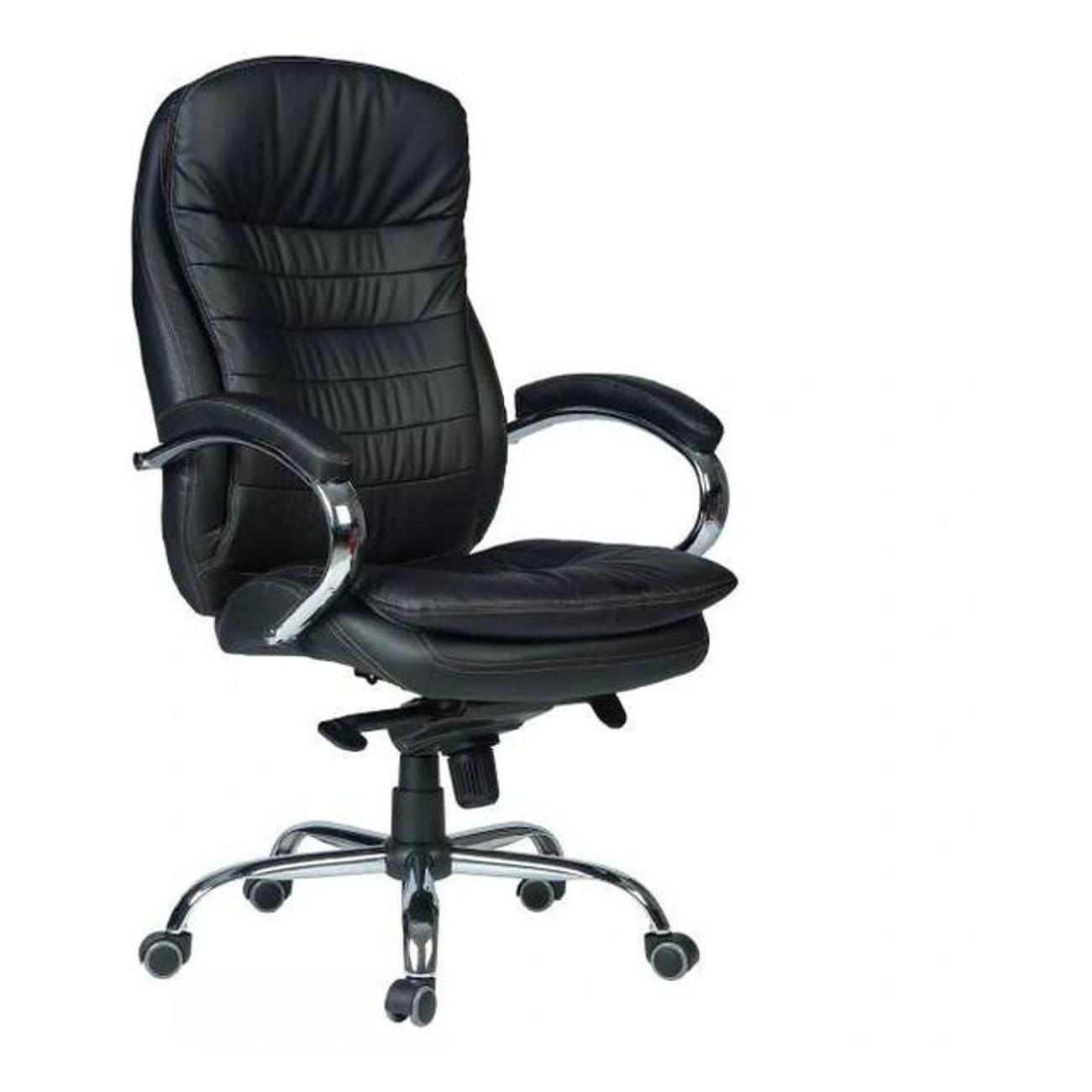 Кресло руководителя KingStyle SHL-5 Katana PU Chrome (экокожа, черный)