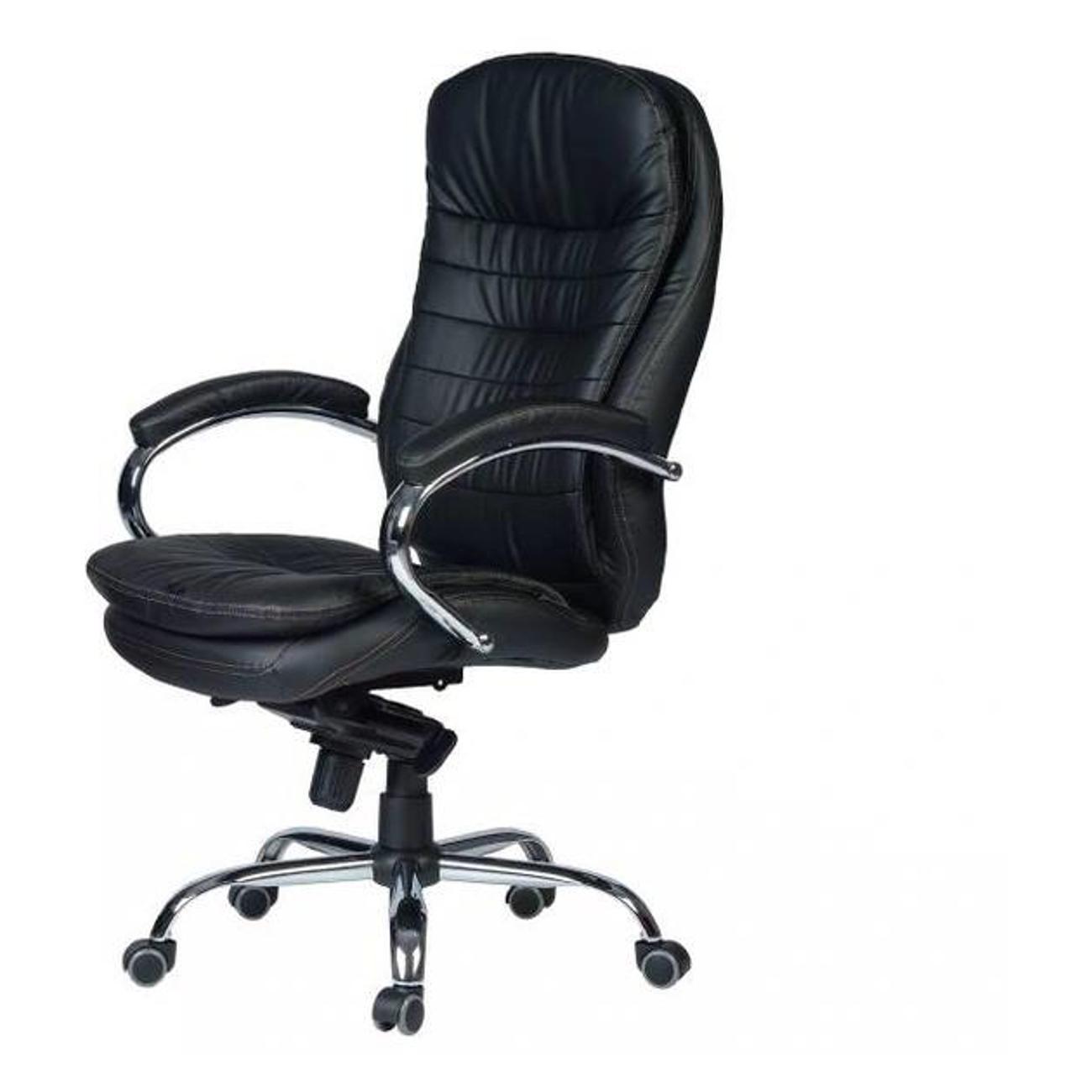 Кресло руководителя KingStyle SHL-5 Katana PU Chrome (экокожа, черный)