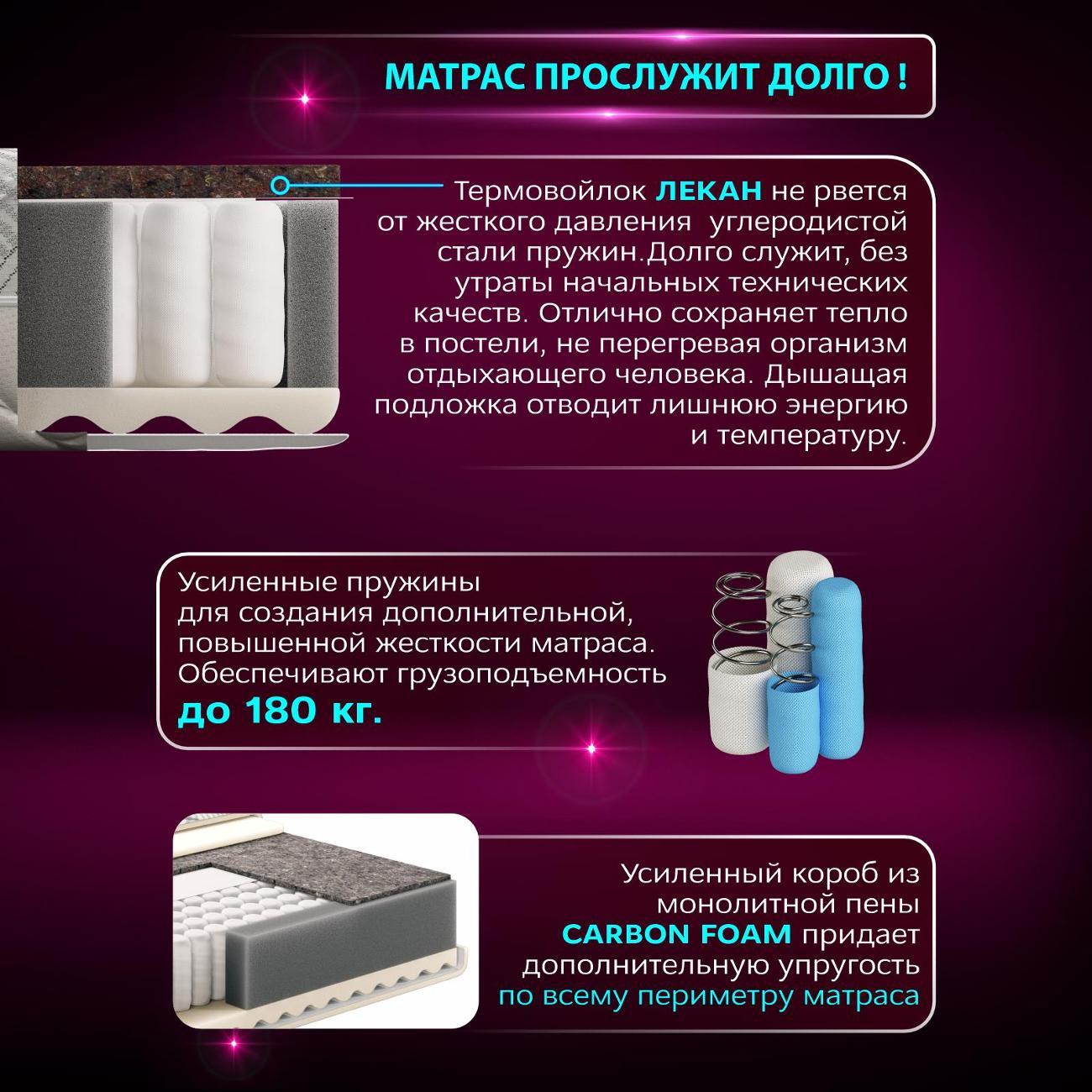 Матрас Ami Карбон 120х200 (скрутка)