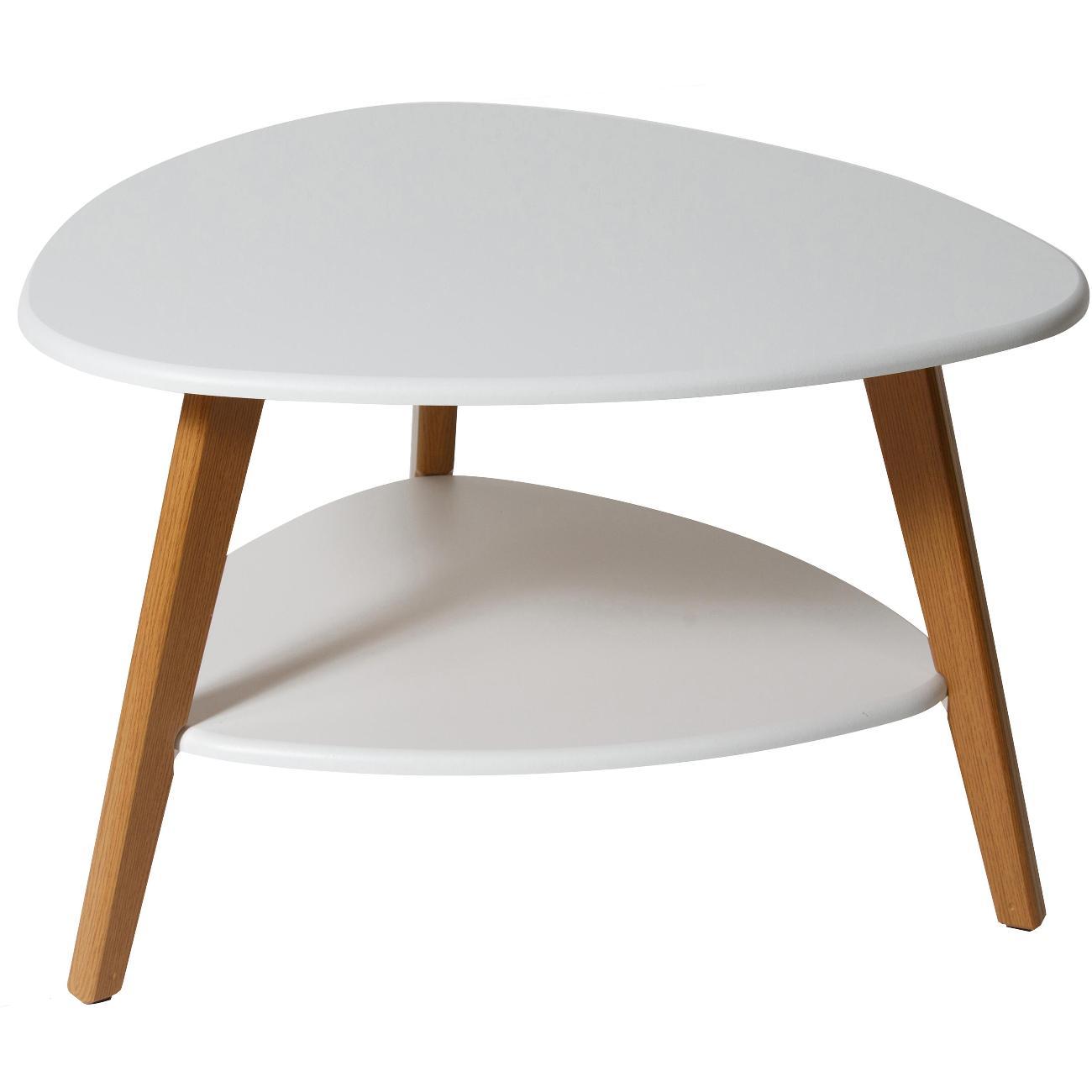 Стол журнальный Калифорния Бруклин белый