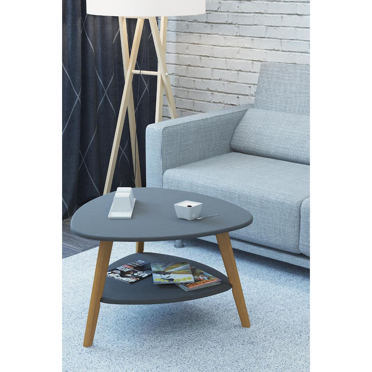 Стол журнальный Калифорния Бруклин графит