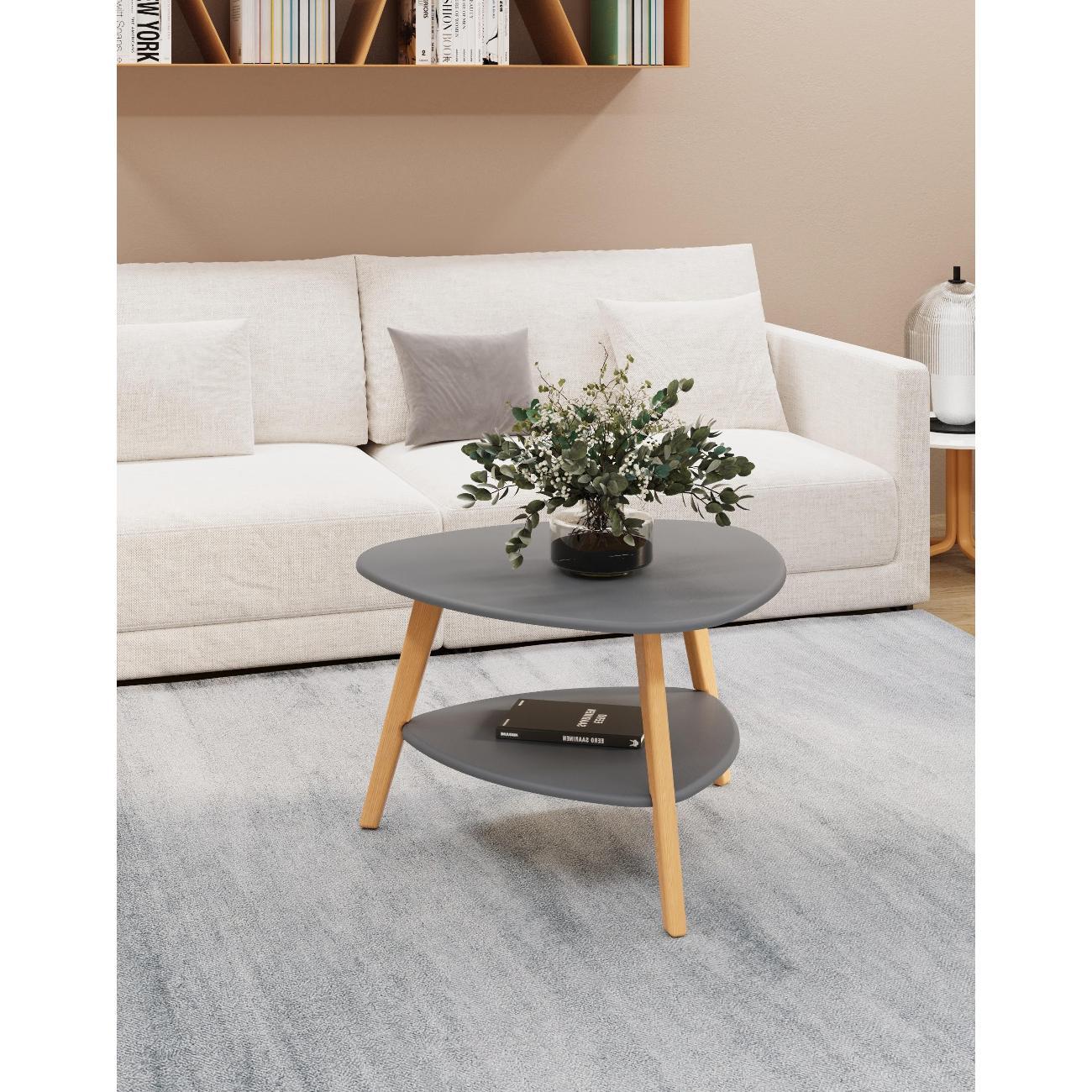 Стол журнальный Калифорния Бруклин графит