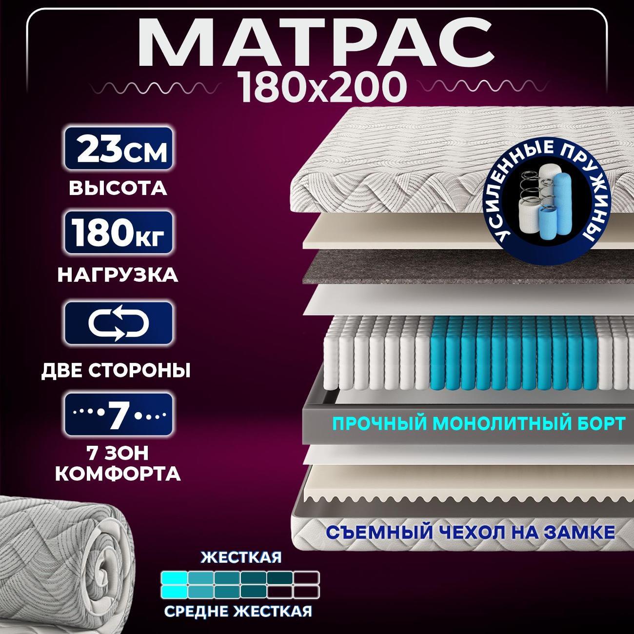 Матрас Ami Карбон 180х200 (скрутка)