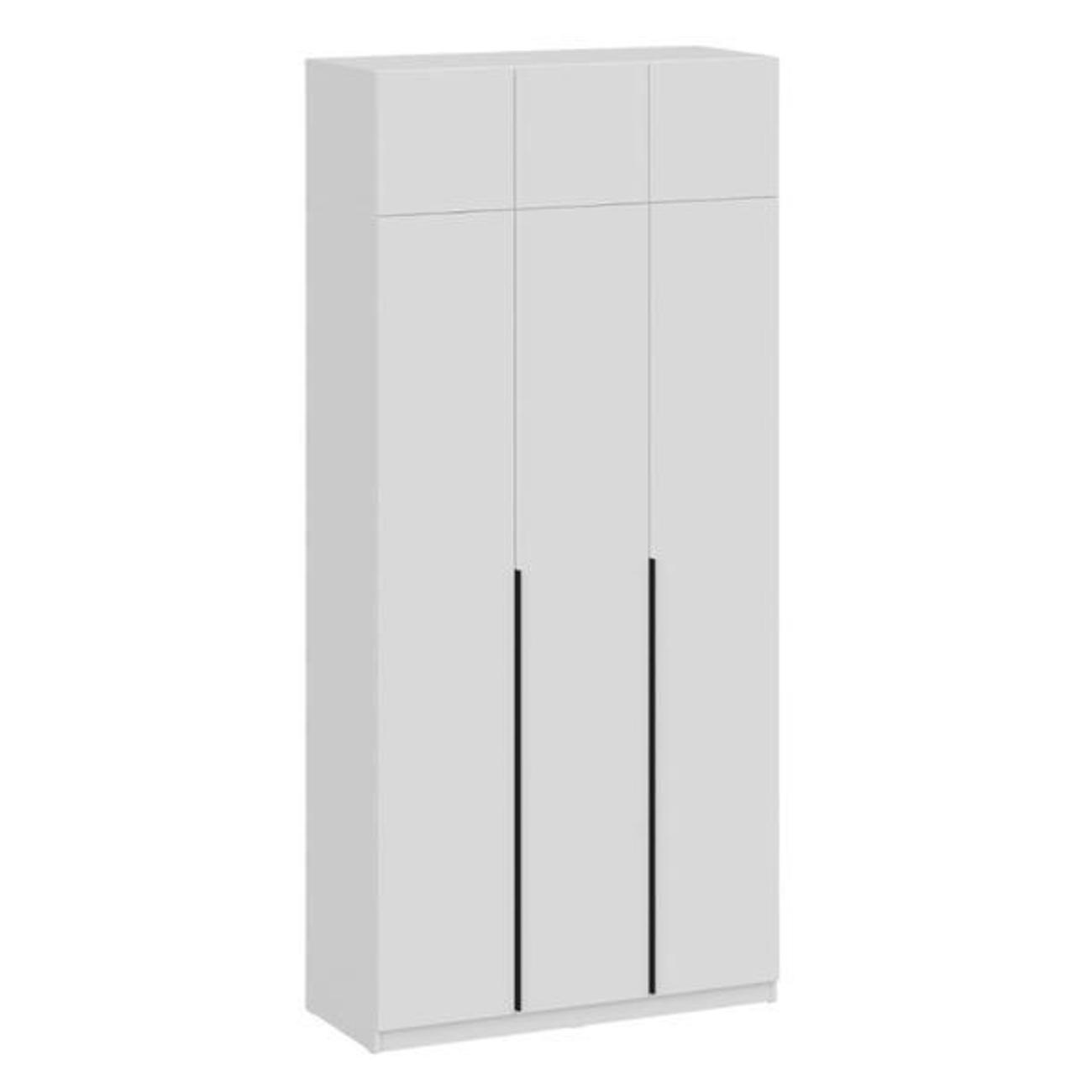 Шкаф Правила мебели Сеул с антресолями белый (187649)