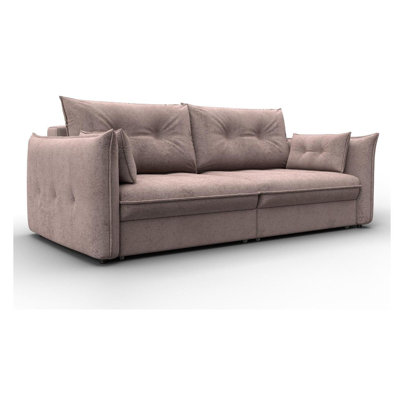 Диван Лига Диванов Лига-100 НПБ(полностью велюр TOWER 05 бежевый) 133654