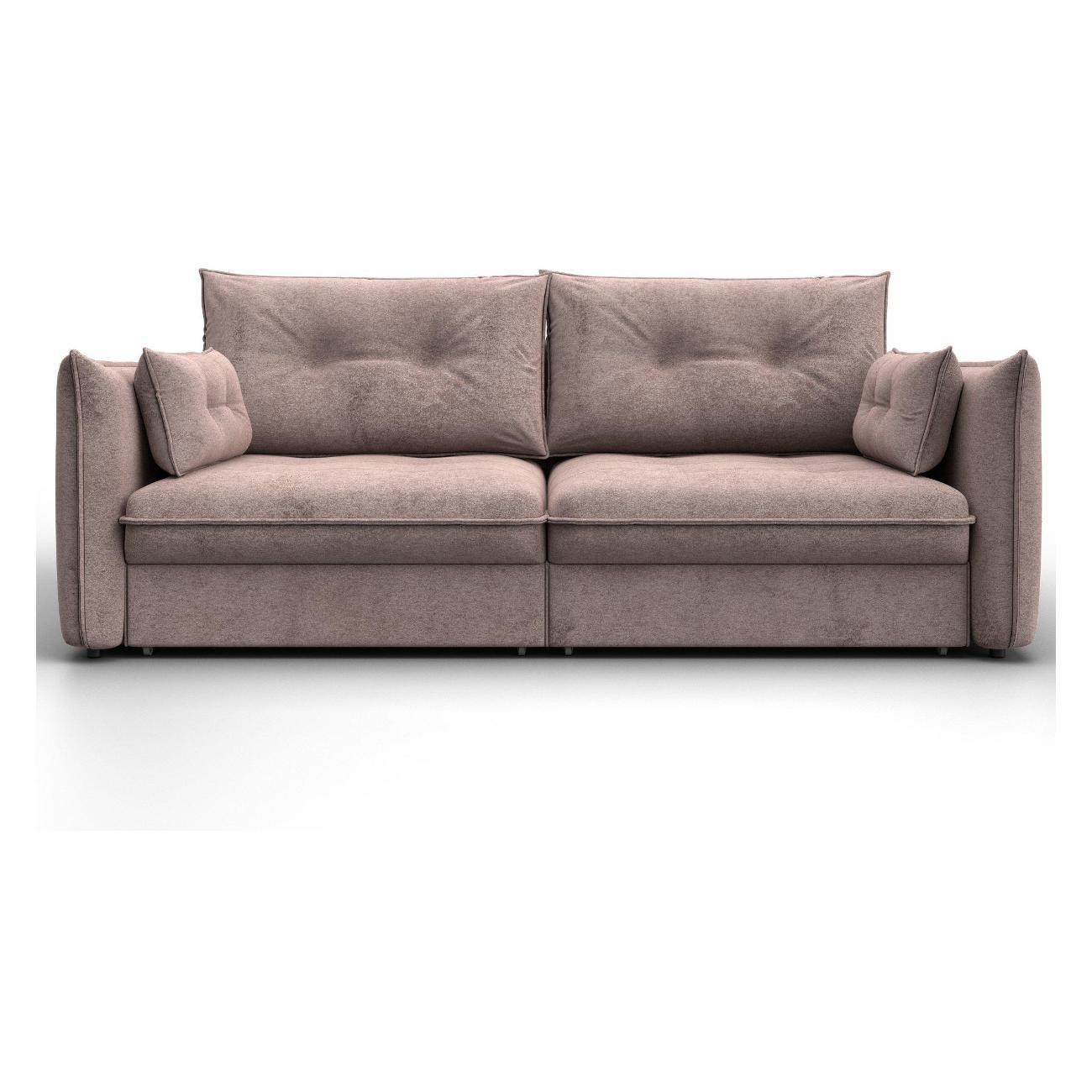 Диван Лига Диванов Лига-100 НПБ(полностью велюр TOWER 05 бежевый) 133654