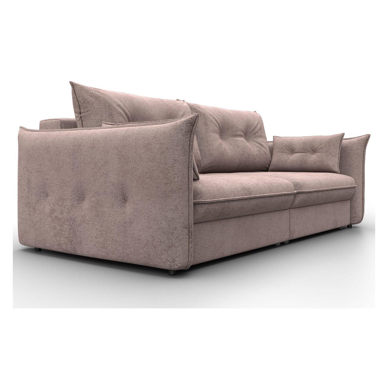 Диван Лига Диванов Лига-100 НПБ(полностью велюр TOWER 05 бежевый) 133654