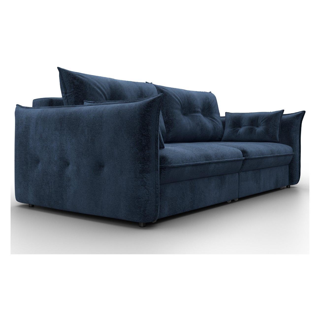 Диван Лига Диванов Лига-100 НПБ(полностью велюр TOWER 13 синий) 133655