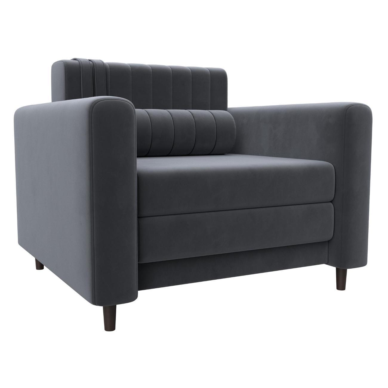 Диван Лига Диванов Лига-070 (полностью велюр SEVEN 17 серый)