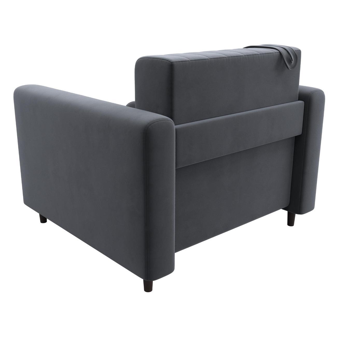 Диван Лига Диванов Лига-070 (полностью велюр SEVEN 17 серый)