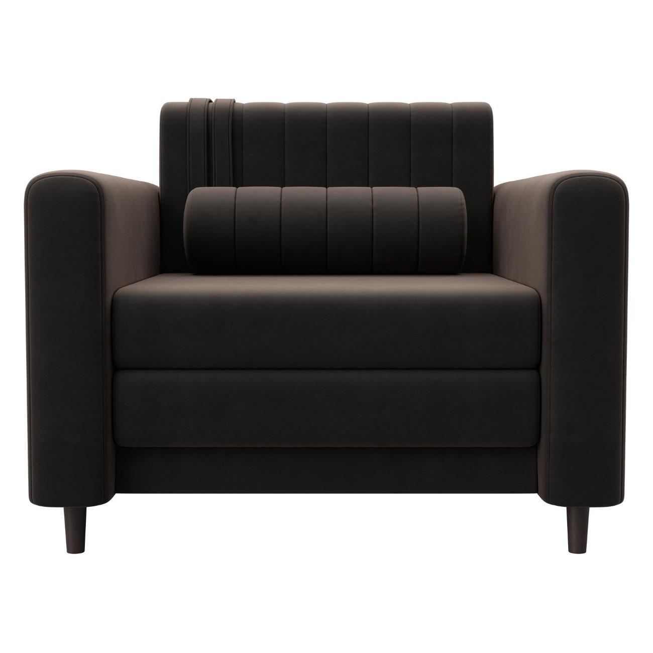 Диван Лига Диванов Лига-070 (полностью велюр SEVEN 727 коричневый)