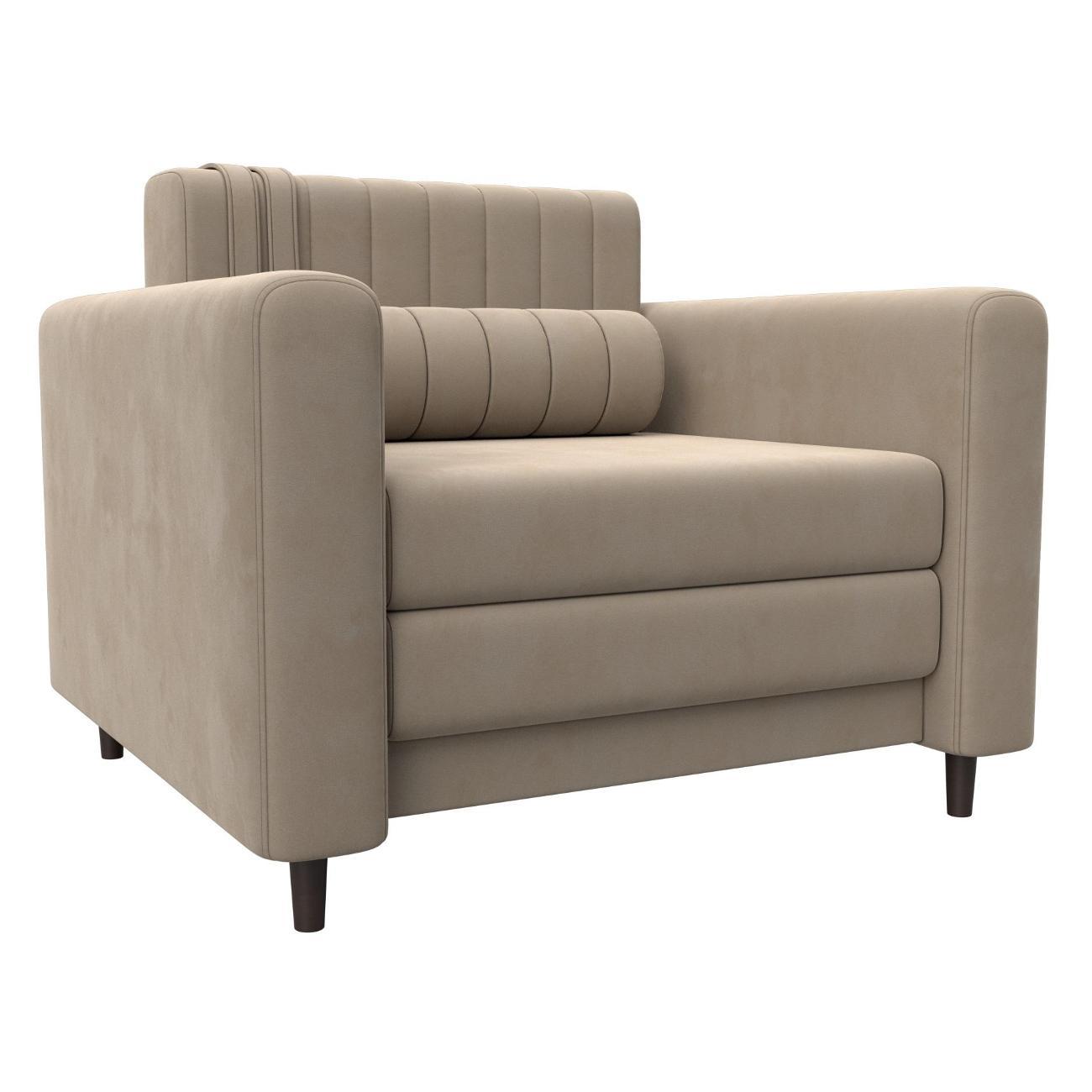 Диван Лига Диванов Лига-070 (полностью велюр SEVEN 729 бежевый)