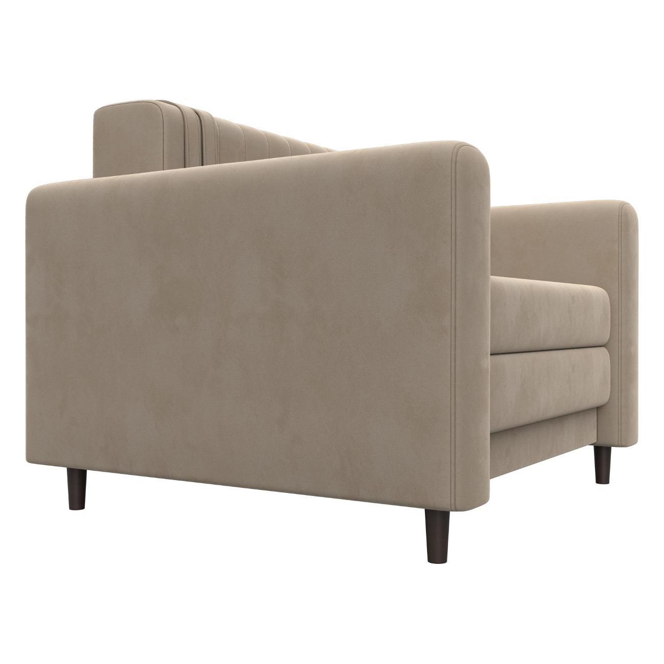 Диван Лига Диванов Лига-070 (полностью велюр SEVEN 729 бежевый)