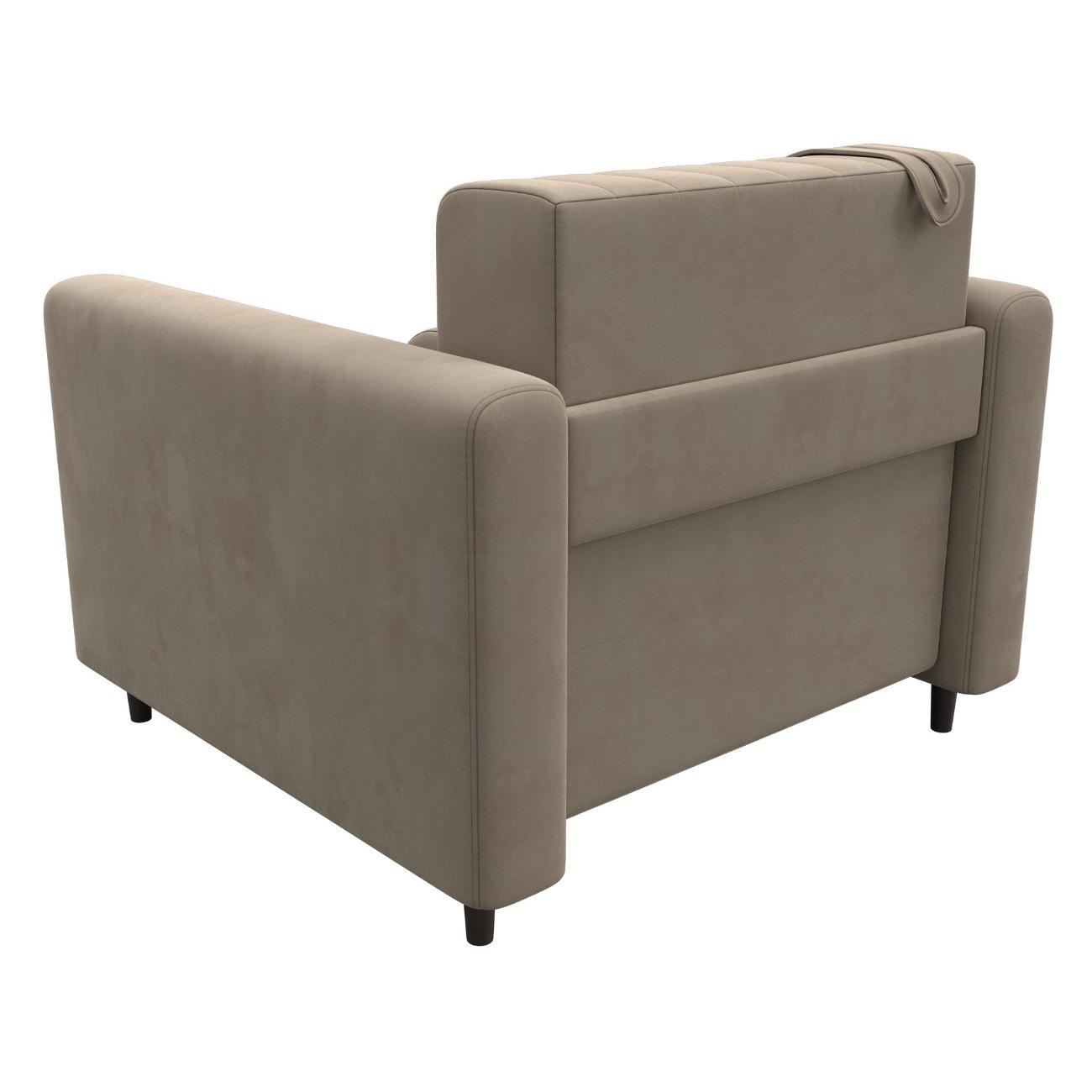 Диван Лига Диванов Лига-070 (полностью велюр SEVEN 729 бежевый)