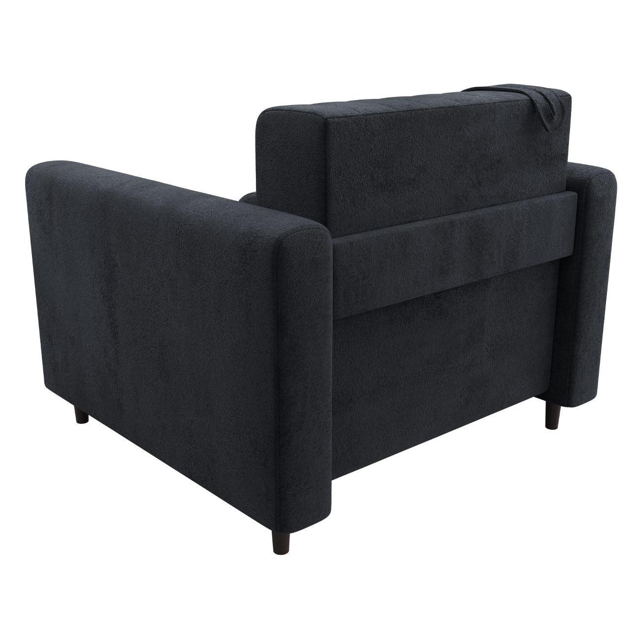 Диван Лига Диванов Лига-070 (полностью велюр TOWER 11 темно-серый)