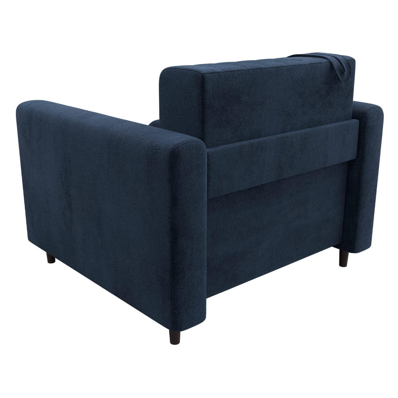 Диван Лига Диванов Лига-070 (полностью велюр TOWER 13 синий)