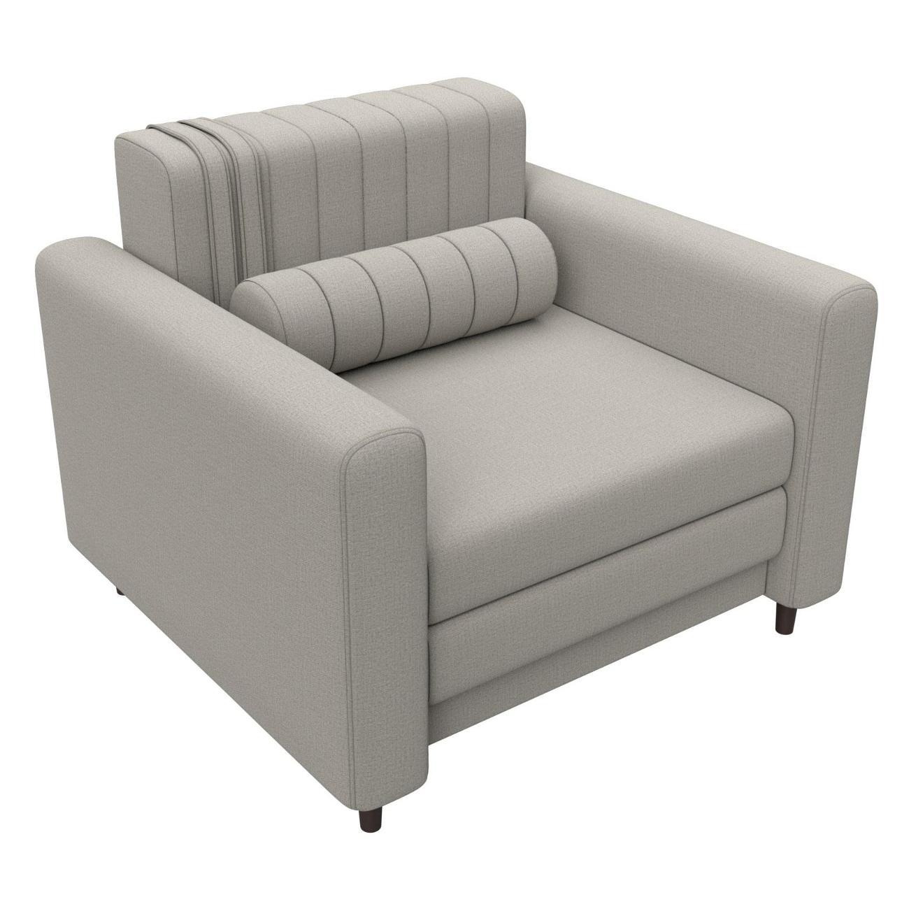 Диван Лига Диванов Лига-070 (полностью рогожка Амур 02 бежевый)